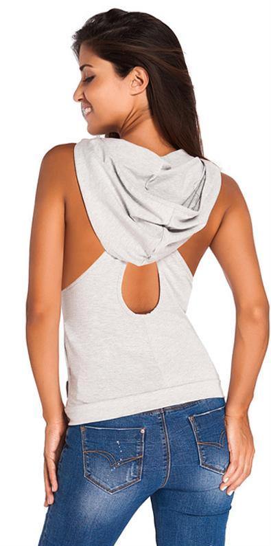 Amelia Hooded Tank - YogaSportWear