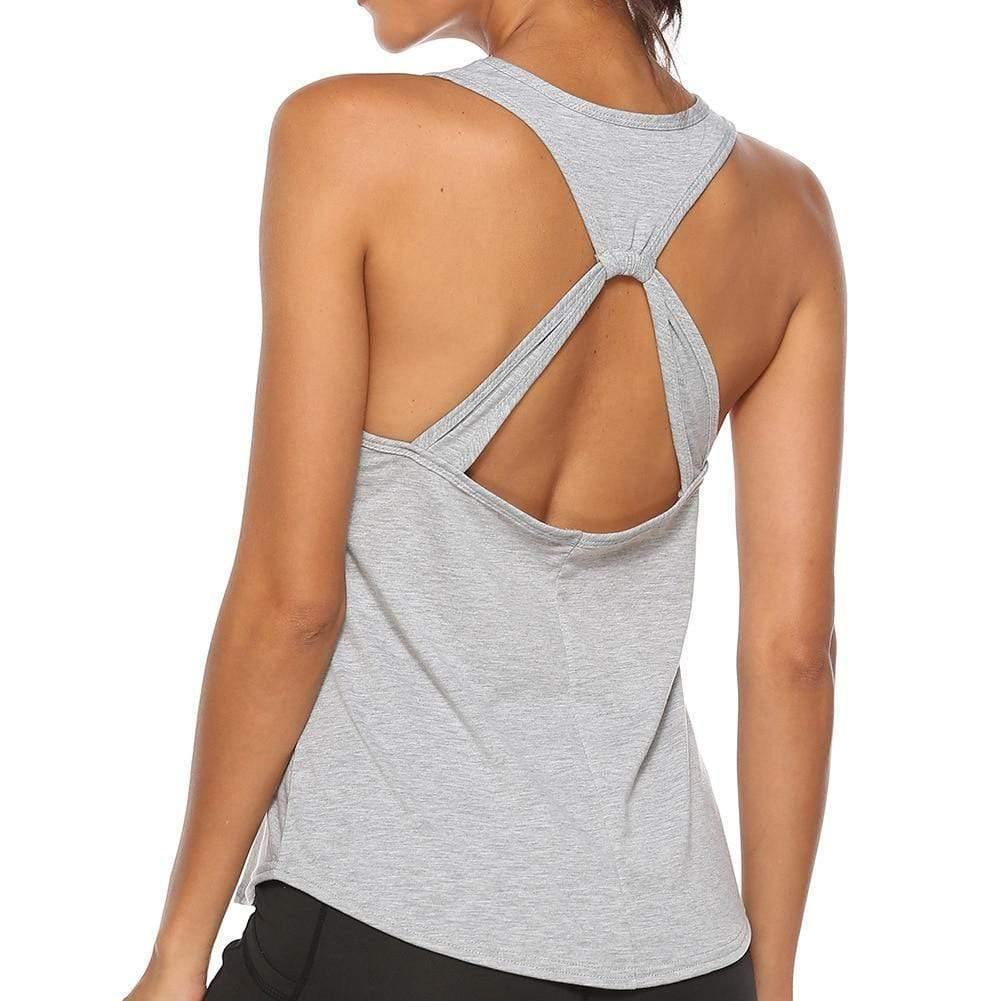 Linda Crossbackless Tank - YogaSportWear