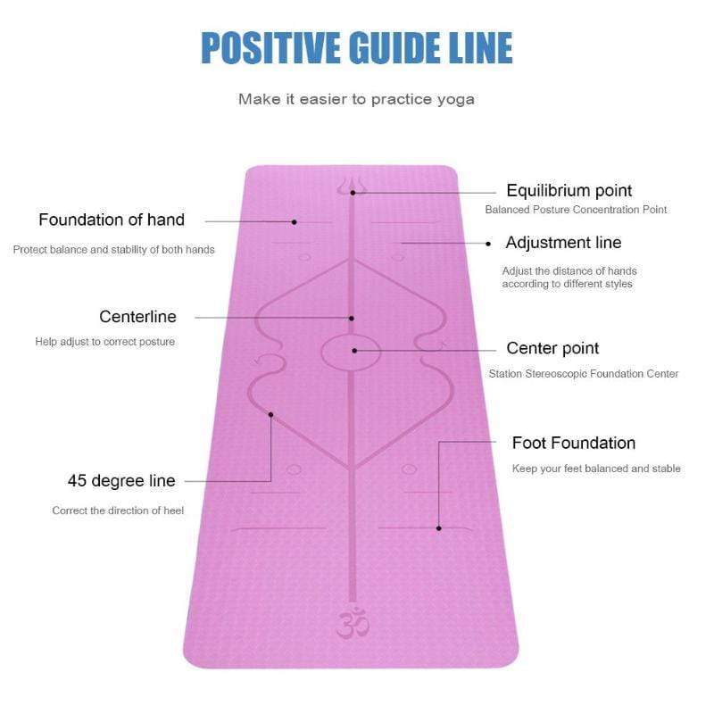 Tokyo Position Yoga Mat - YogaSportWear